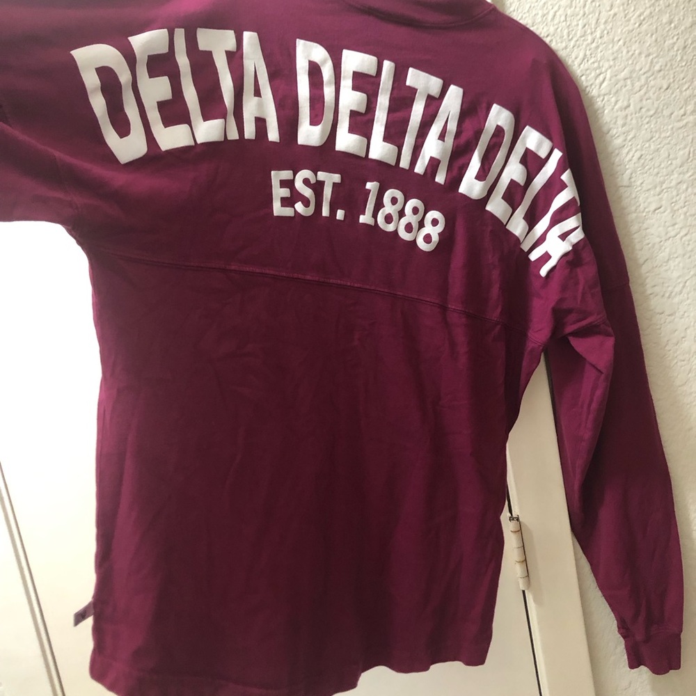 Maroon Delta Delta Delta Spirit Jersey